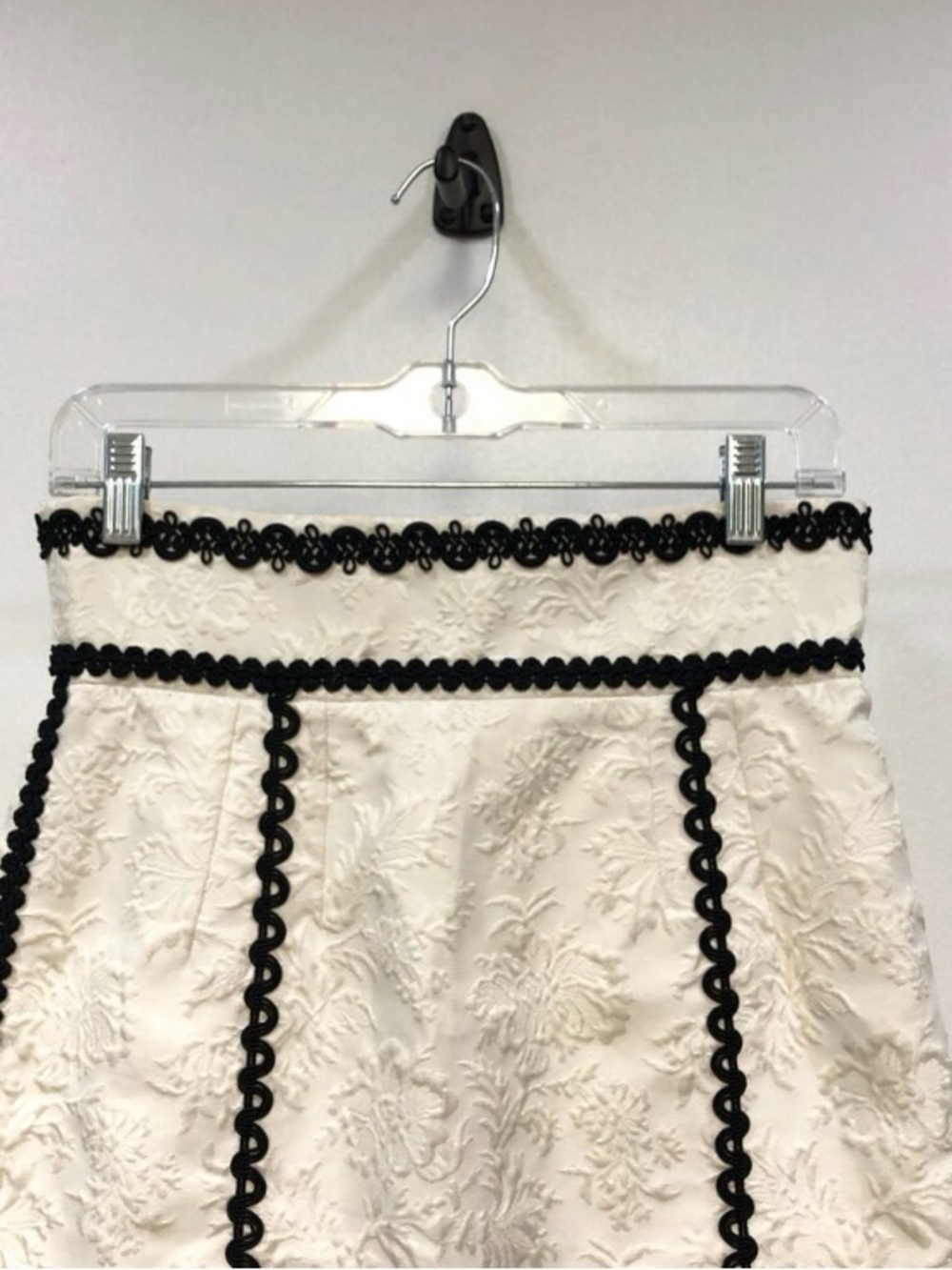 🛍️Dolce & Gabbana Rare & Authentic Silk Cotton Blend Jacquard Mini Skirt - Picture 5 of 16